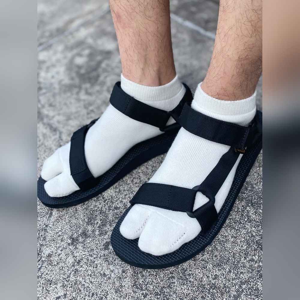 Tabio Japan Premium Cotton Pile Tabi Split-Toe Ankle Socks Sz 25-27cm (US 7-10) - Picture 14 of 15